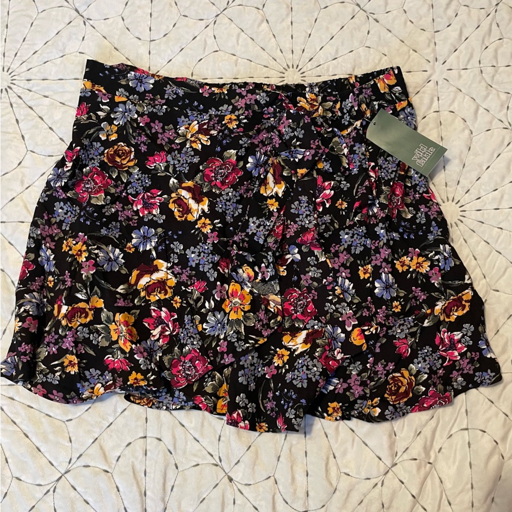 Wild Fable Target Floral Mini Skirt